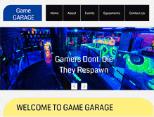 Tablet Screenshot of gamegarage.in